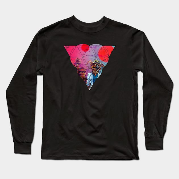 Salacious B Crunk (Triangle) Long Sleeve T-Shirt by Jacob Wayne Bryner 